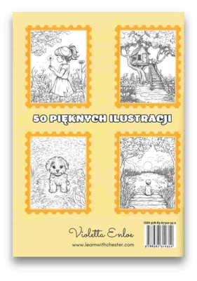 Kolorowanka - lato w moim ogrodzie