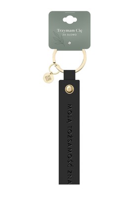 Brelok skórzany pasek - Moją tożsamość