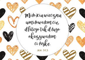 Magnes na lodówkę - Miłością wieczną