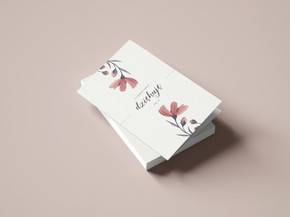 A Kartka składana - Z całego serca dziekuję