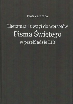 Literatura i uwagi do wersetów Pisma Świętego EIB