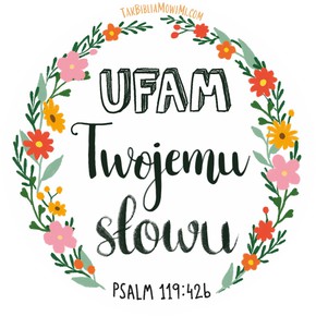 Naklejka - Psalm 119:42b