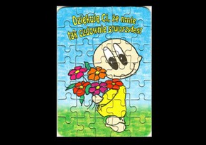 Puzzle - Dziękuję Ci - chłopiec 