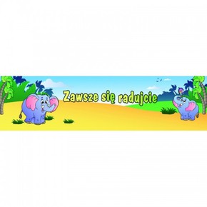 Zakładka promise - Zawsze się radujcie - słonie