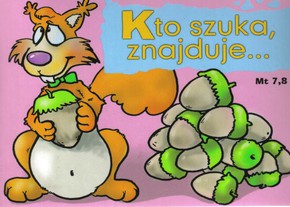 Naklejka prostokąt - Kto szuka znajduje