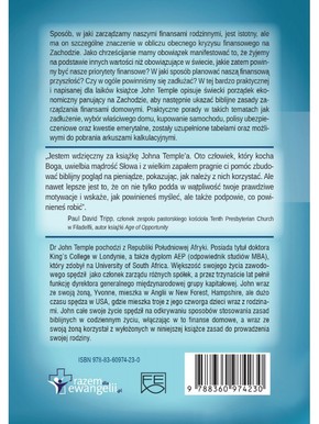 Finanse rodzinne są ważne - John Temple