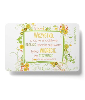 Magnes na lodówkę - Wszystko o co w modlitwie...