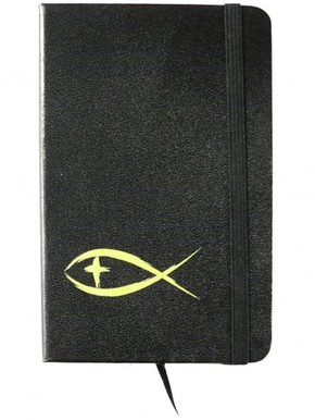 Notes - czarny - ryba