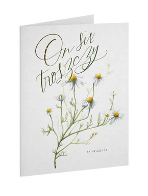 A Kartka ON - sie troszczy - rumianek