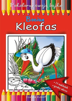 Bocian Kleofas - kolorowanka