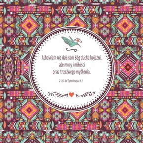 Podstawka korkowa - Albowiem nie dał nam Pan