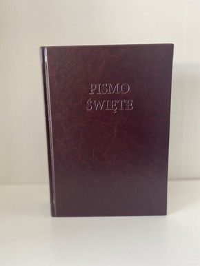 Nowa Biblia Gdańska - ekoskóra - brąz