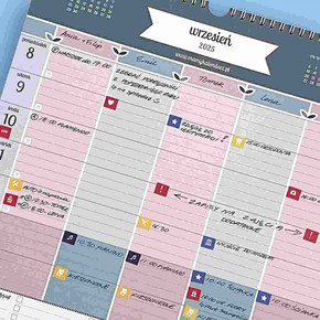 MaMy Kalendarz tygodniowy 2025/2026 Pachnąc Ogród 