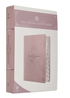 Dusty Mauve Faux Leather Spiritual Growth Bible