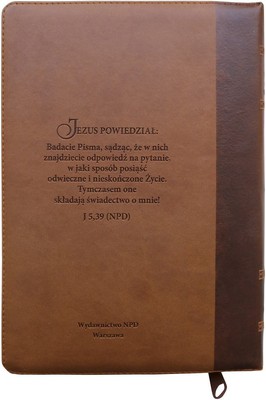 Nowy Testament NPD - ciemnobrązowa suwak paginator