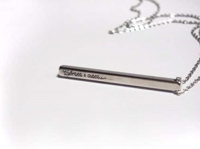 Naszyjnik - Wybrana i cenna - srebrny