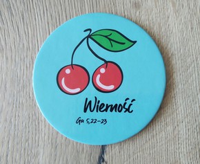 Podkładka korkowa okrągła - Wierność