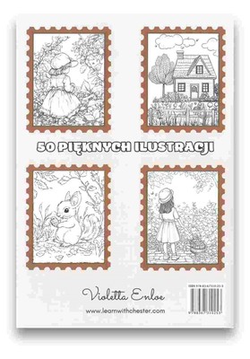 Kolorowanka - jesień w moim ogrodzie