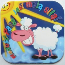 Podstawka korkowa - Radość Pana, owca 