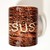 Kubek ceramiczny - I love Jesus - drewno 