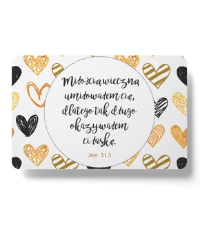 Magnes na lodówkę - Miłością wieczną