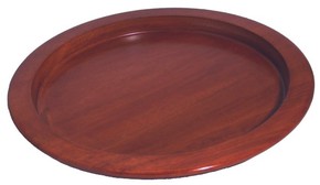 Taca na chleb do Wieczerzy Pańskiej - ciemne drewn