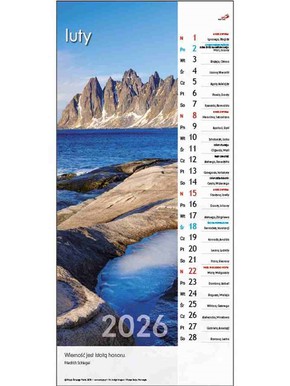 Kalendarz 2026 - Piękno natury