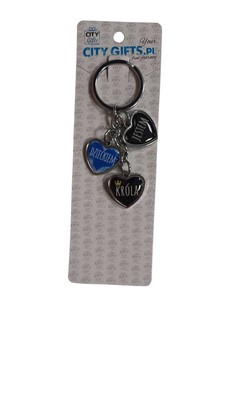 Brelok metalowy - Jestem dzieckiem króla - kolor