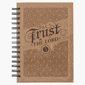 Notatnik na spirali -  Trust in the LORD 