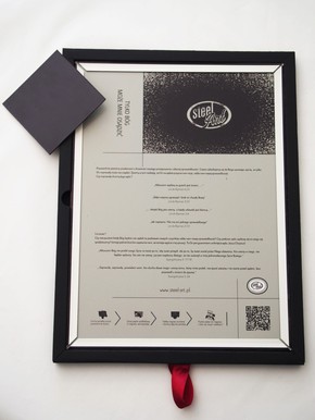 Plakat ze stali - Only God can judge me Brąz