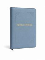 Biblia TB średnia - skóra - błękit - index