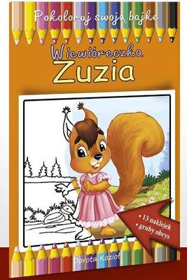 Wiewióreczka Zuzia - kolorowanka
