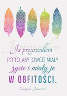 A Kartka składana - Ja przyszedłem po to