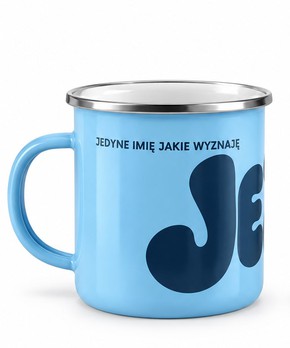 Kubek emaliowany - Jezus