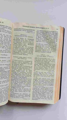 OUTLET - Biblia NP średnia- skóra