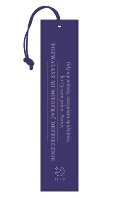 Zakładka skórzana - Gdy się położę