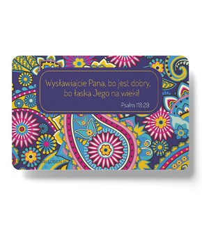 Magnes na lodówkę - Wysławiajcie Pana