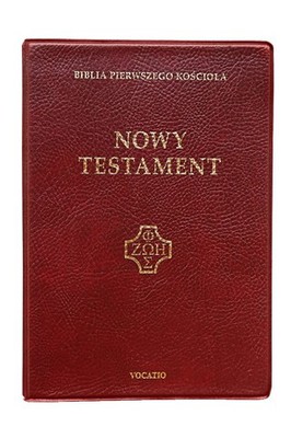 Nowy Testament BPK - PVC bordowa