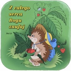 Podstawka korkowa - Z całego serca Bogu zaufaj 