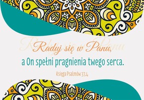 A Kartka składana - Raduj się w Panu Grafika