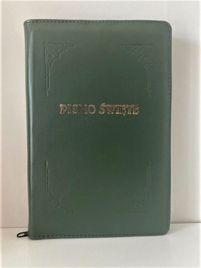 Biblia TB duża - skóra - khaki - index