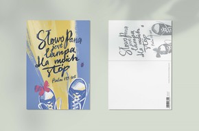 Seria Nie brak mi niczego - zestaw 4 pocztówek