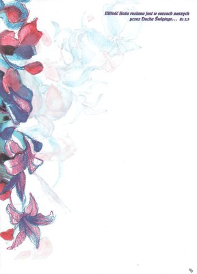 Papeteria A5 - Miłość Boża rozlana jest w sercach 