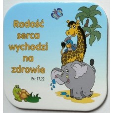 Podstawka korkowa - Radość, żyrafa 