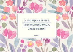 Magnes na lodówkę - o jak piękna jesteś