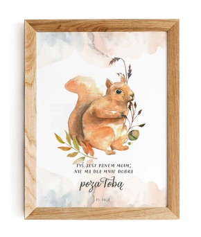 Plakat A4 - Tyś jest Wiewiórka