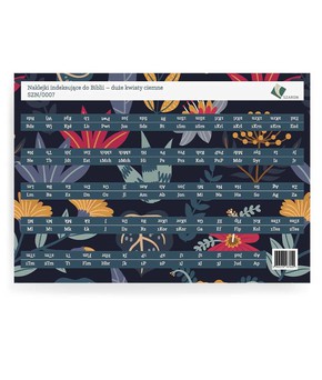 Naklejki indeksujące do Biblii - duże kwiaty