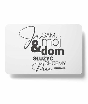 Magnes na lodówkę - Ja sam i mój dom