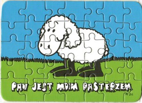 Puzzle - Pan jest pasterzem - owieczka 