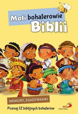 Gra memory i zgadywanki - Mali bohaterowie Biblii